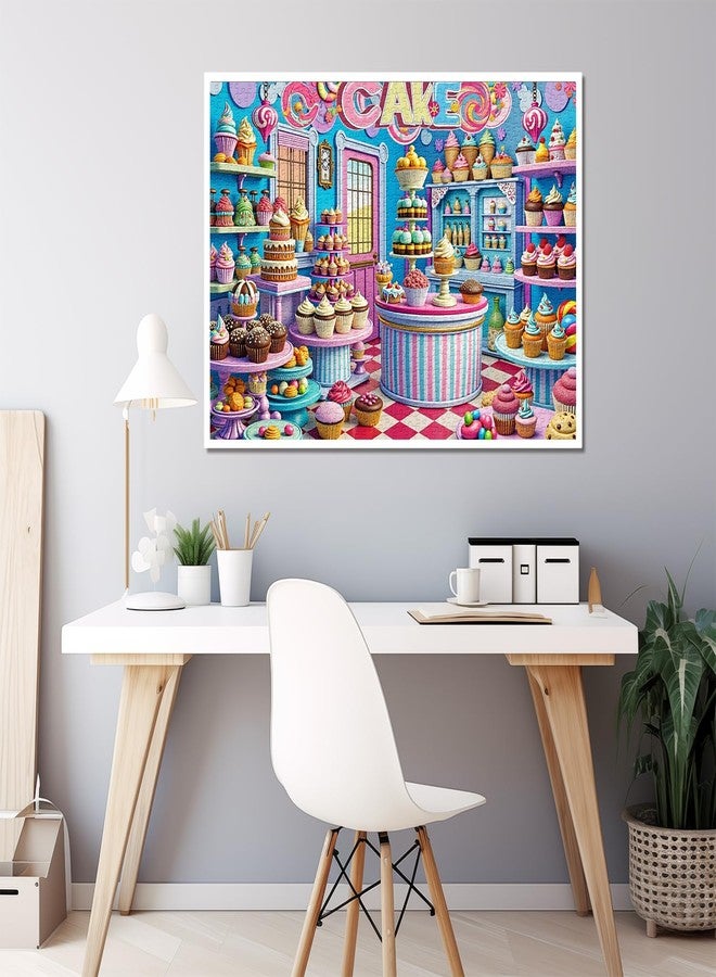 PPuzzling Colorful Cupcakes Puzzles for Adults 1000 Pieces, Birthday Cakes Donut Jigsaw Puzzles, Challenging Food Candy Art Puzzles - Image 5